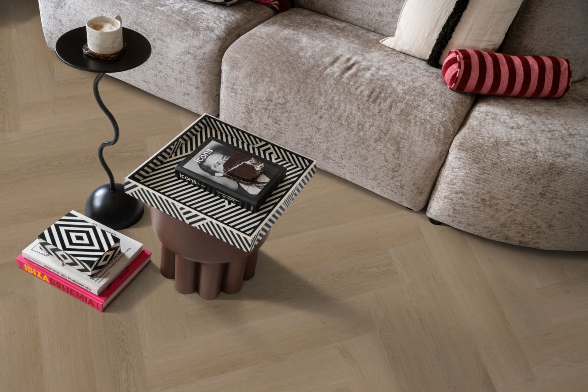 PVC Visgraat - Riva Natural Oak
