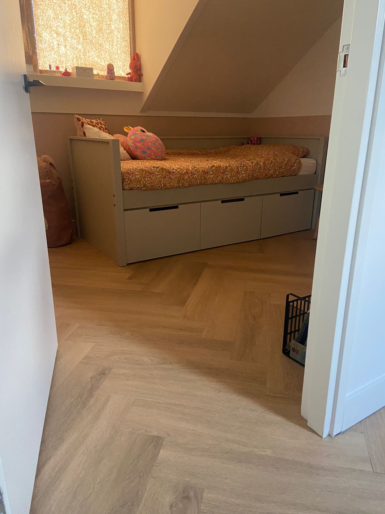 PVC Visgraat - Siena Warm Beige